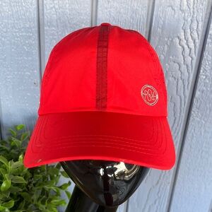 VIMHUE Red Baseball Cap with Logo